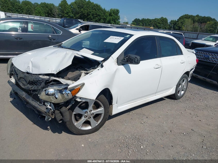 2011 Toyota Corolla, Rear, IAAI, VIN 2T1BU4EE9BC691420 — photo 2