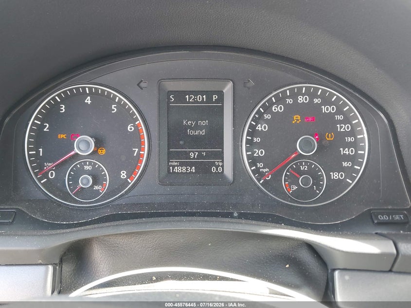 2010 Volkswagen Eos Komfort VIN: WVWBA7AH8AV019967 Lot: 45576445