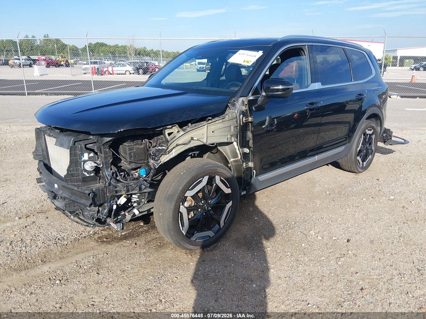 2023 Kia Telluride Ex, Front End, IAAI, VIN 5XYP3DGC6PG354221 — photo 2