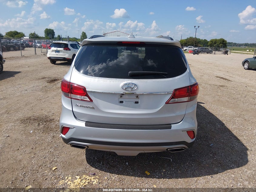 2017 Hyundai Santa Fe Se VIN: KM8SN4HF0HU228090 Lot: 45576496