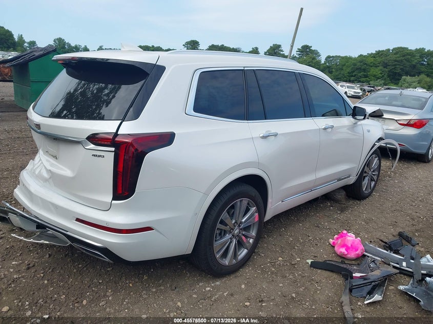 Vin: 1gykpfrs8rz726705, lot: 46074853, cadillac xt6 awd premium luxury 20244