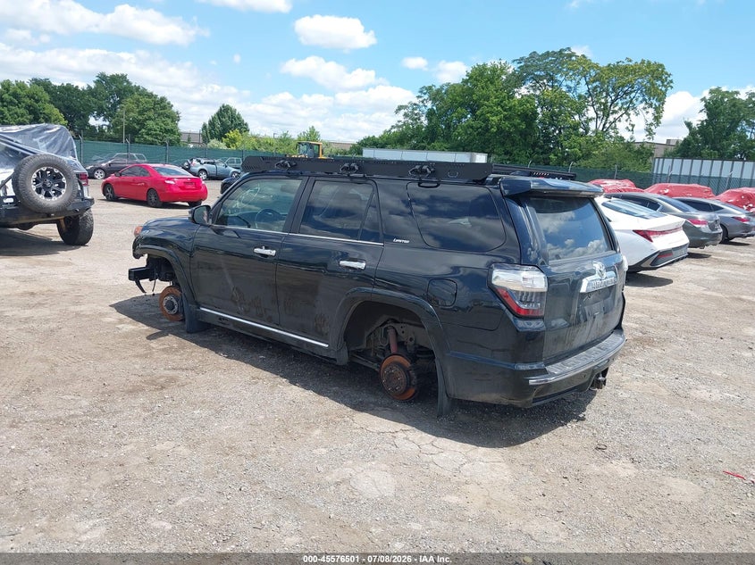 Vin: jtebu5jr1h5444263, lot: 46074854, toyota 4runner limited 20173