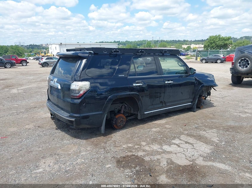 Vin: jtebu5jr1h5444263, lot: 46074854, toyota 4runner limited 20174