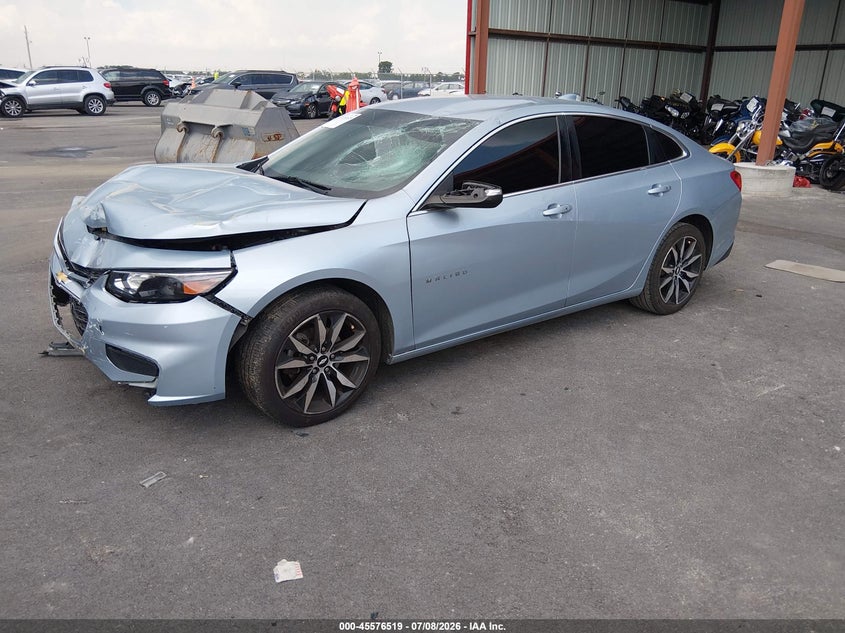 2017 Chevrolet Malibu, Front End, IAAI, VIN 1G1ZE5ST9HF287286 — photo 2
