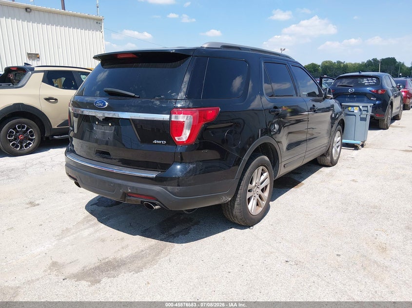 Vin: 1fm5k8d85jga02667, lot: 46074936, ford explorer xlt 20184