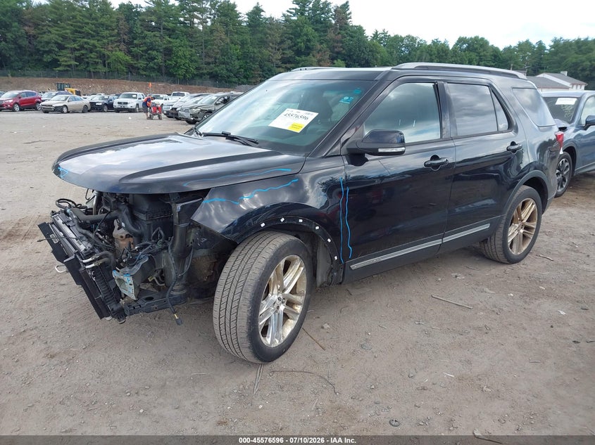 Vin: 1fm5k8d89hgb36799, lot: 46074949, ford explorer xlt 20172