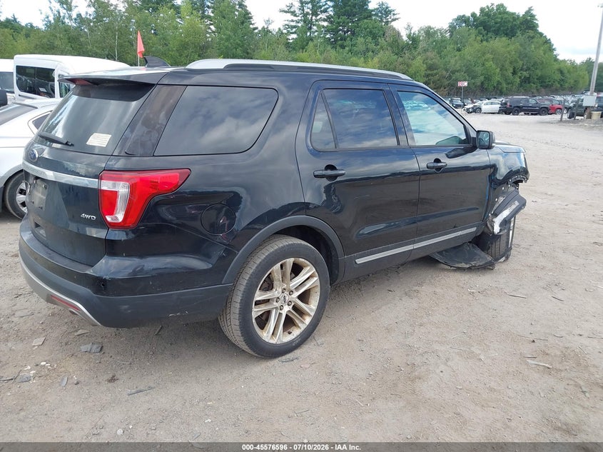 Vin: 1fm5k8d89hgb36799, lot: 46074949, ford explorer xlt 20174