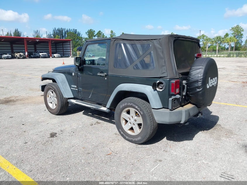2012 JEEP WRANGLER auction photo 3