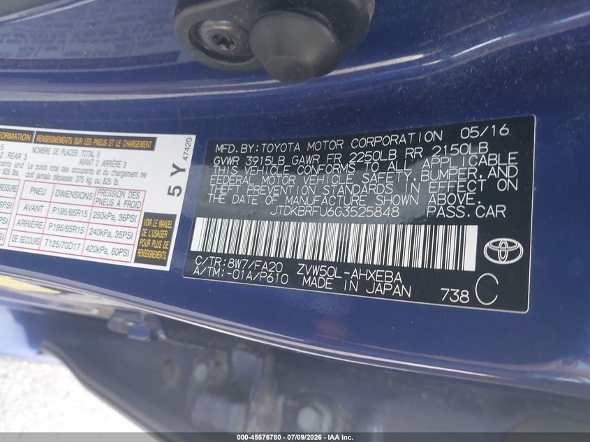 TOYOTA PRIUS - zdjęcie 9