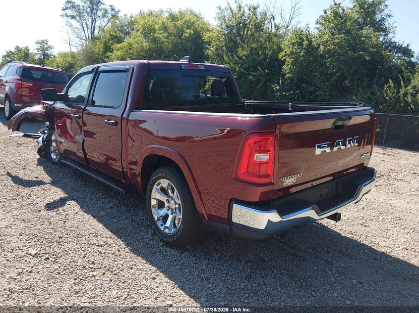Vin: 1c6srffp8sn601837, lot: 46075135, ram 1500 big horn  4x4 5'7 box 20253