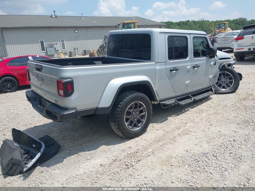 Vin: 1c6hjtfg3pl531845, lot: 46075191, jeep gladiator overland 4x4 20234