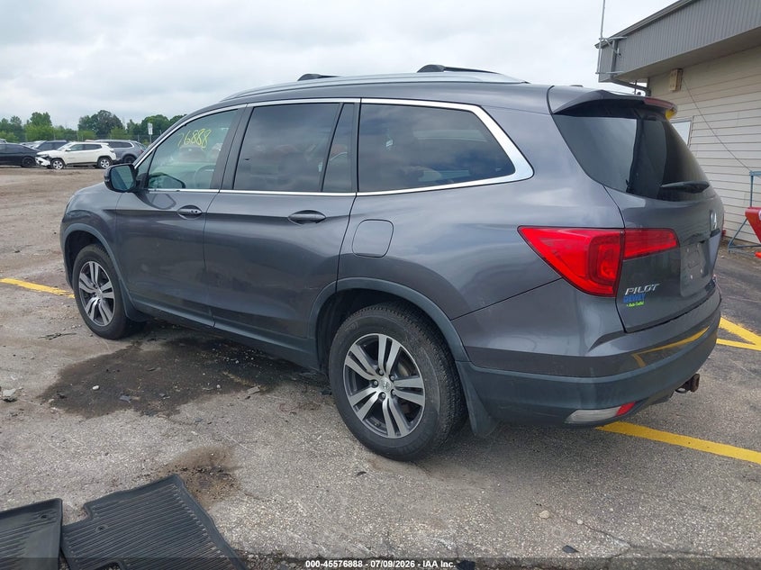 Vin: 5fnyf6h88hb053377, lot: 46075241, honda pilot ex-l 20173