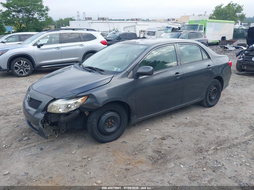 2010 Toyota Corolla, Left Front, IAAI, VIN 1NXBU4EE1AZ381016 — photo 2