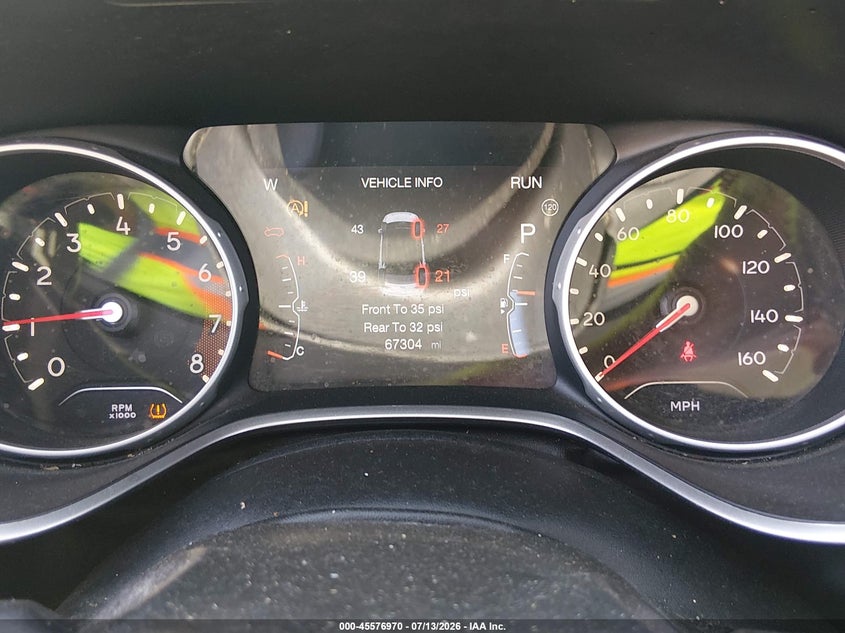 2018 JEEP COMPASS SPORT UTILITY VEHICLE 2.4L I-4 VVT, 180HP