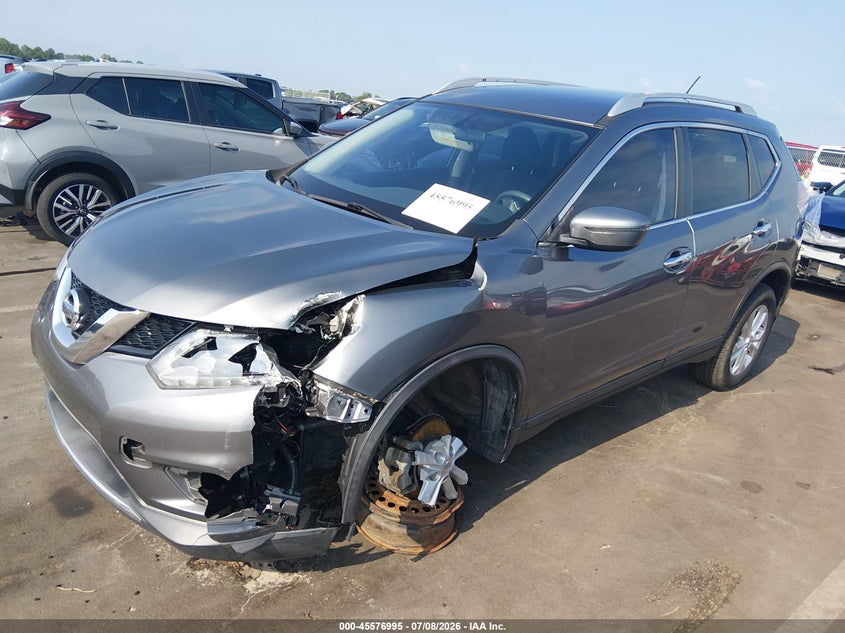 2016 Nissan Rogue, Front End, IAAI, VIN KNMAT2MV1GP722270 — photo 2