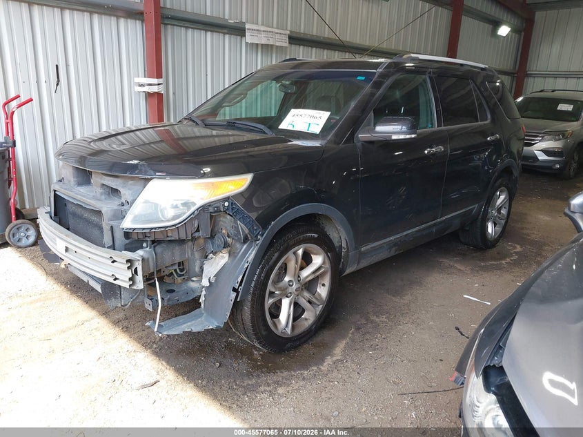 2015 Ford Explorer, Right Side, IAAI, VIN 1FM5K8F81FGA75412 — photo 2