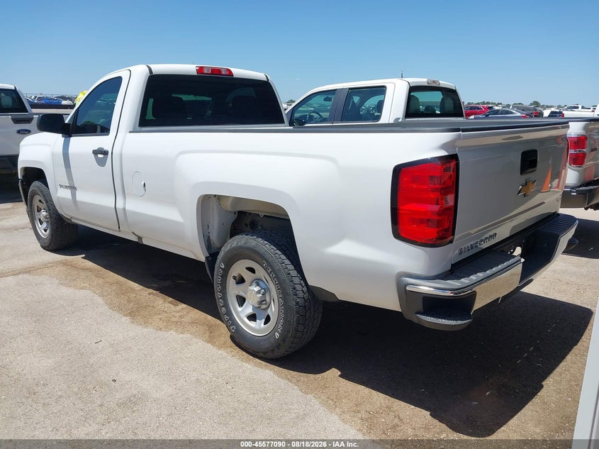 Vin: 1gcncneh7gz245408, lot: 46075443, chevrolet silverado 1500 work truck 20163