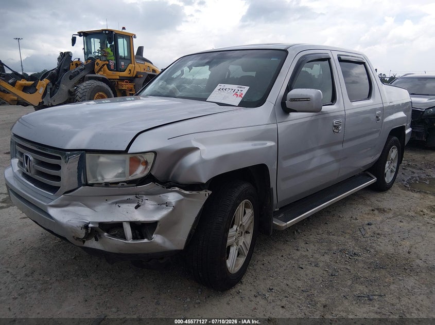 2012 Honda Ridgeline, Left Front, IAAI, VIN 5FPYK1F51CB452185 — photo 2