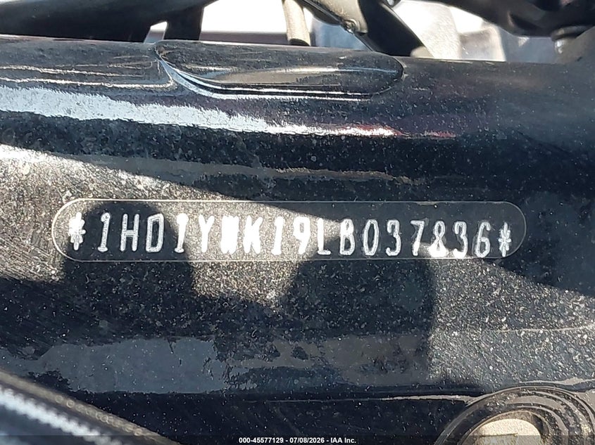 2020 Harley-Davidson Fxlrs VIN: 1HD1YWK19LB037836 Lot: 45577129