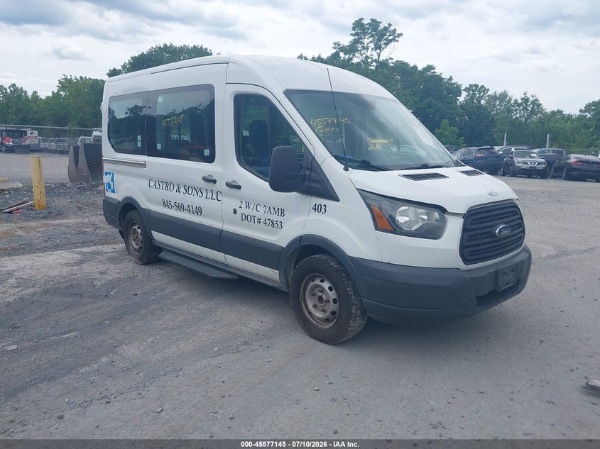 Vin: 1fdzk1cm2gka63021, lot: 46075498, ford transit-150 xl 20161