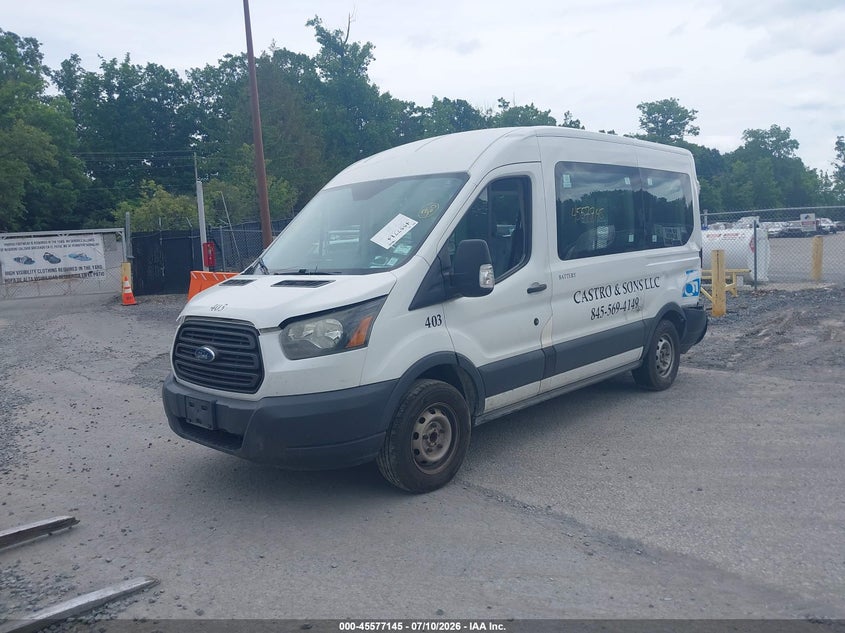 Vin: 1fdzk1cm2gka63021, lot: 46075498, ford transit-150 xl 20162
