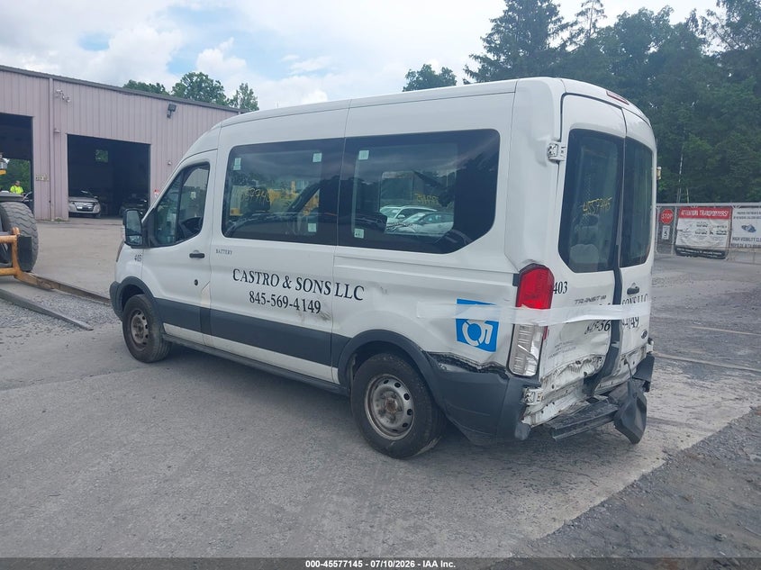 Vin: 1fdzk1cm2gka63021, lot: 46075498, ford transit-150 xl 20163