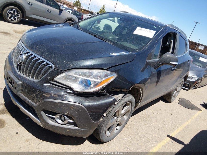 Vin: kl4cjhsb0eb521765, lot: 46075505, buick encore premium 20142