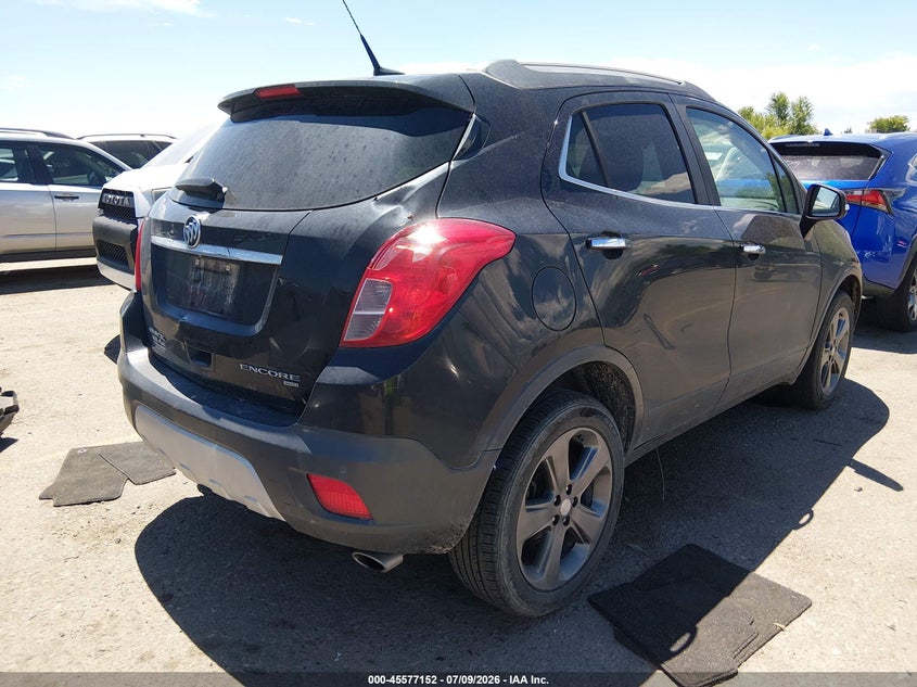 Vin: kl4cjhsb0eb521765, lot: 46075505, buick encore premium 20144
