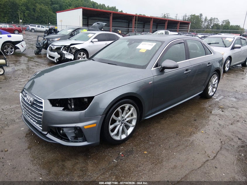 Vin: wauenaf44kn018186, lot: 46075521, audi a4 45 premium 20192