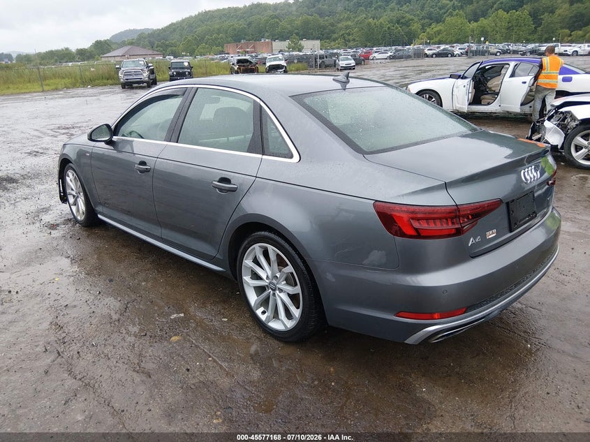 Vin: wauenaf44kn018186, lot: 46075521, audi a4 45 premium 20193