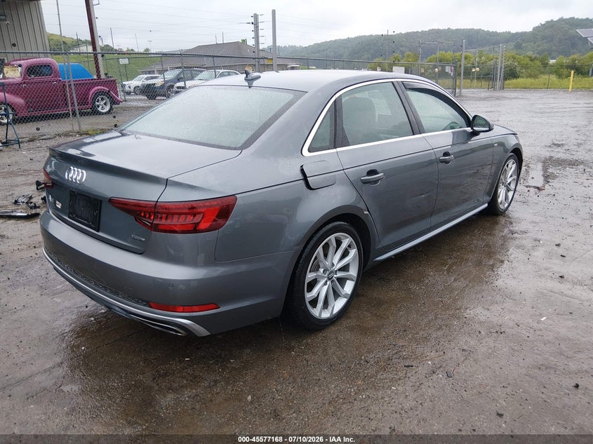 Vin: wauenaf44kn018186, lot: 46075521, audi a4 45 premium 20194