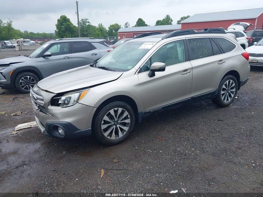 Vin: 4s4bsanc0h3359639, lot: 46075531, subaru outback 2.5i limited 20172