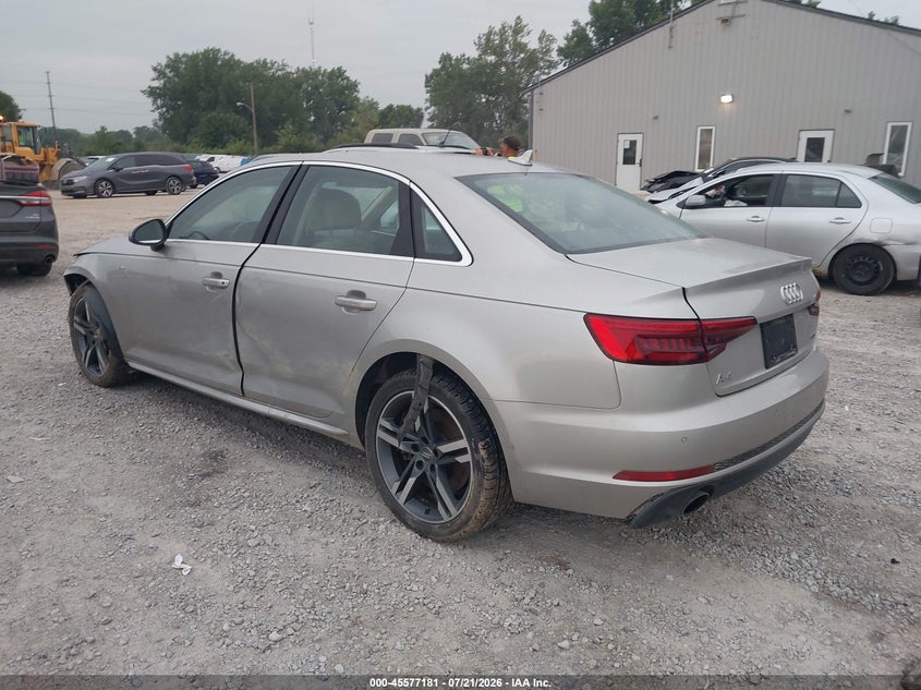 2017 AUDI A4 auction photo 3