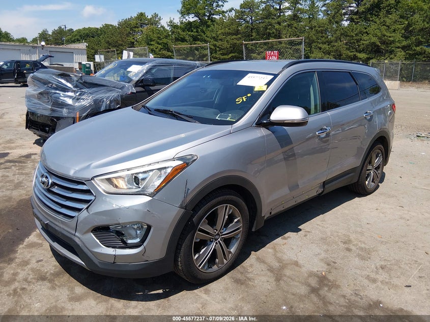 2013 Hyundai Santa Fe Limited, Left Front, IAAI, VIN KM8SRDHF9DU001950 — photo 2