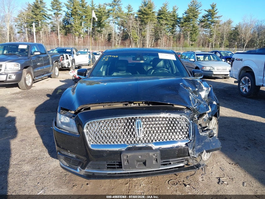2017 Lincoln Continental Select VIN: 1LN6L9TKXH5600943 Lot: 45577243