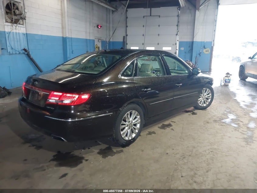 Vin: kmhfc4df6ba526696, lot: 46075611, hyundai azera limited 20114
