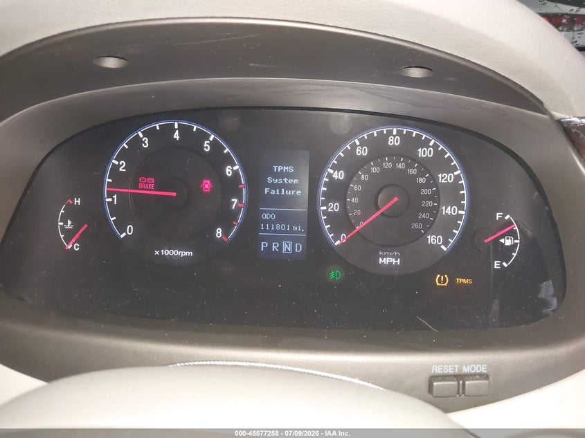 2011 HYUNDAI AZERA auction photo 7