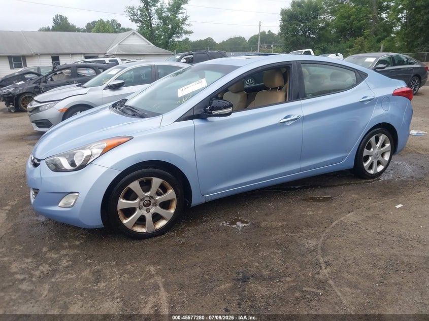 2012 Hyundai Elantra, Викрадення, IAAI, VIN KMHDH4AE9CU337612 — фото 2