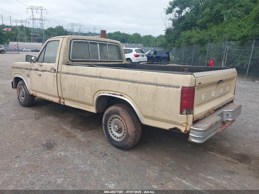 1984 FORD F150 auction photo 3