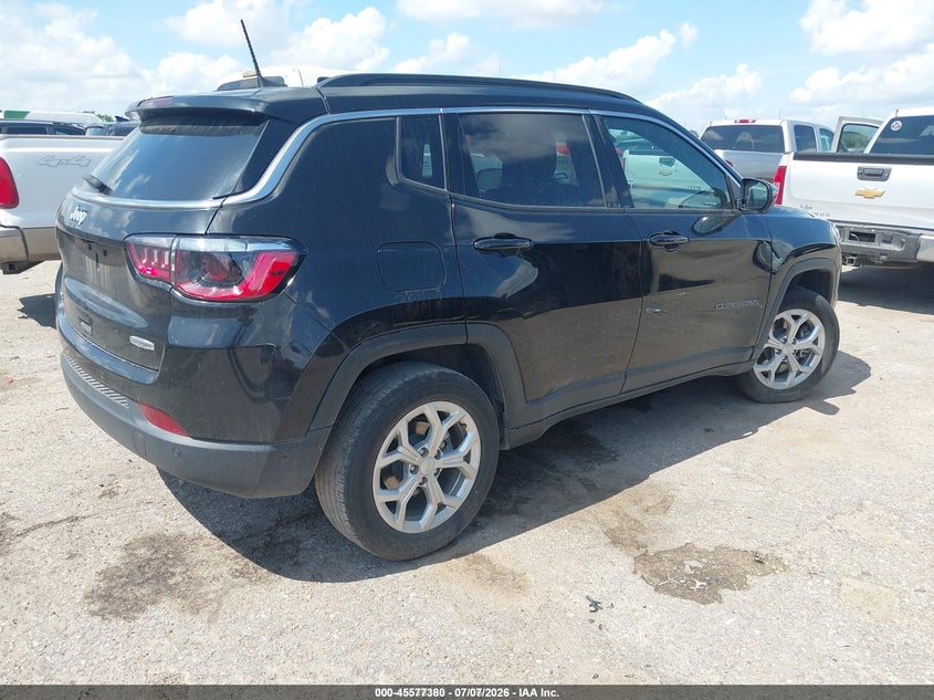 Vin: 3c4njdbn5rt168350, lot: 46075733, jeep compass latitude 4x4 20244