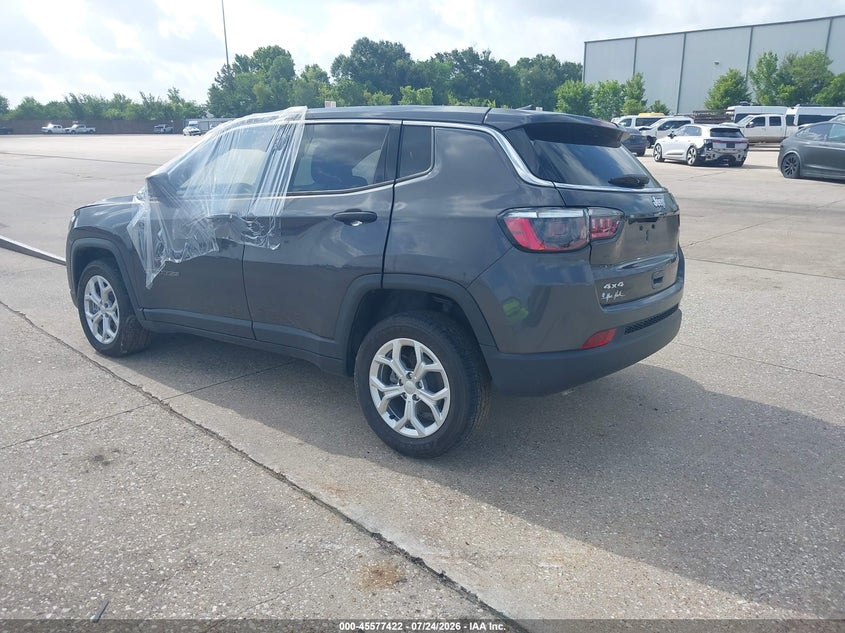 Vin: 3c4njdan0rt168760, lot: 46075775, jeep compass sport 4x4 20243