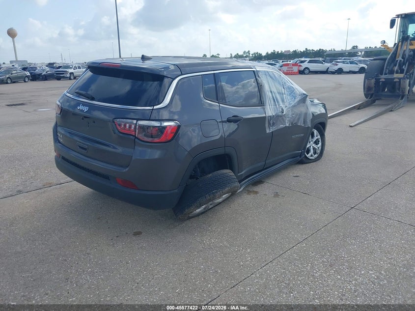 Vin: 3c4njdan0rt168760, lot: 46075775, jeep compass sport 4x4 20244