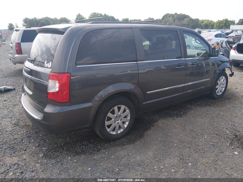 Vin: 2c4rc1bg0gr174309, lot: 46075804, chrysler town & country touring 20164