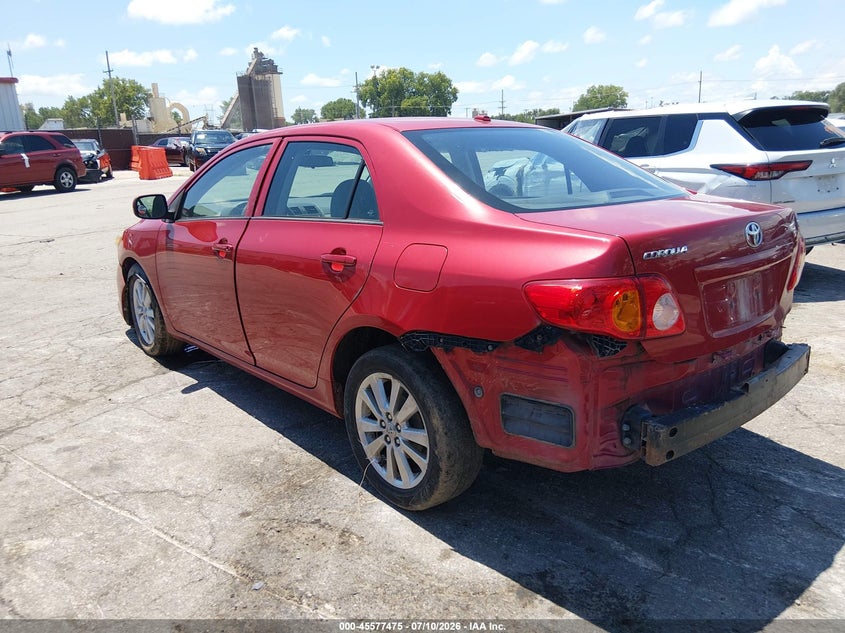 2010 TOYOTA COROLLA auction photo 3