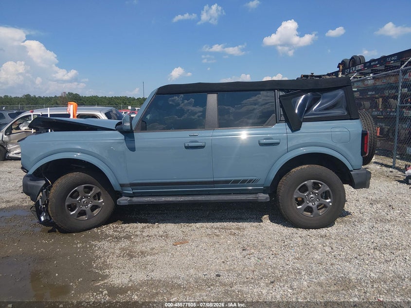 2022 Ford Bronco Outer Banks VIN: 1FMEE5BPXNLA93853 Lot: 45577505