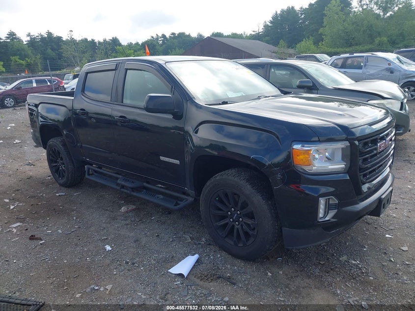 2021 GMC CANYON 4WD SHORT BOX ELEVATION
