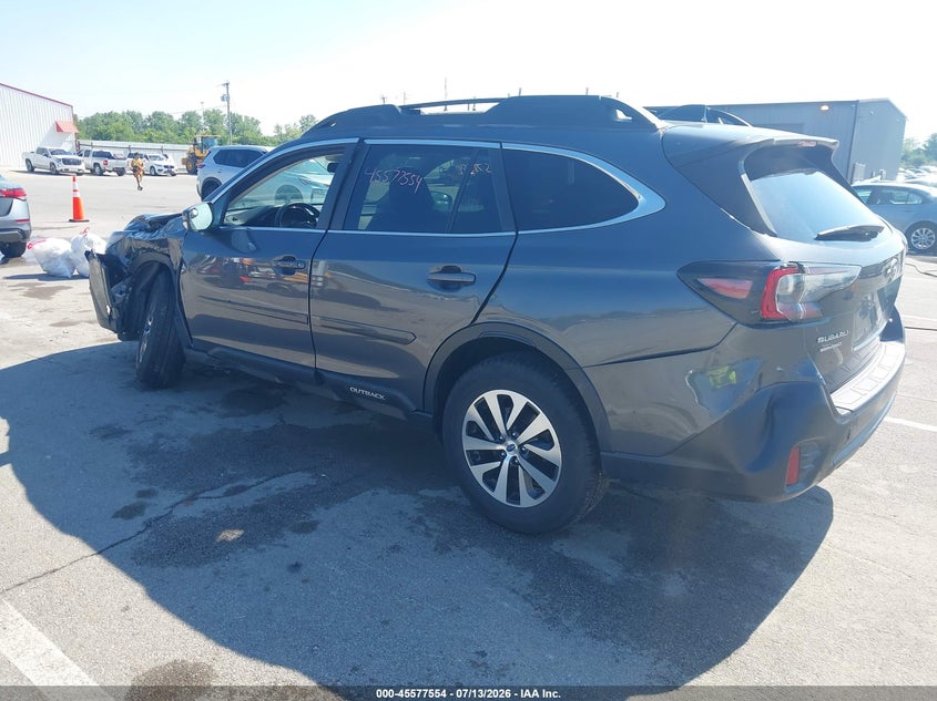 Vin: 4s4btadcxm3168772, lot: 46075907, subaru outback premium 20213
