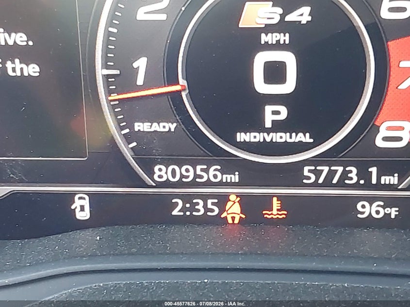 2018 Audi S4 3.0T Premium Plus VIN: WAUB4AF49JA128436 Lot: 45577626