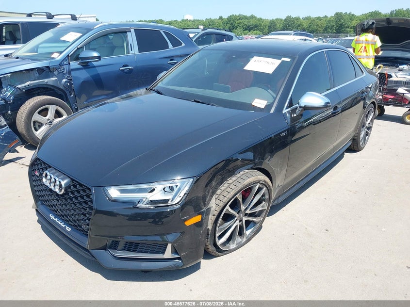 Vin: waub4af49ja128436, lot: 46075979, audi s4 3.0t premium plus 20182