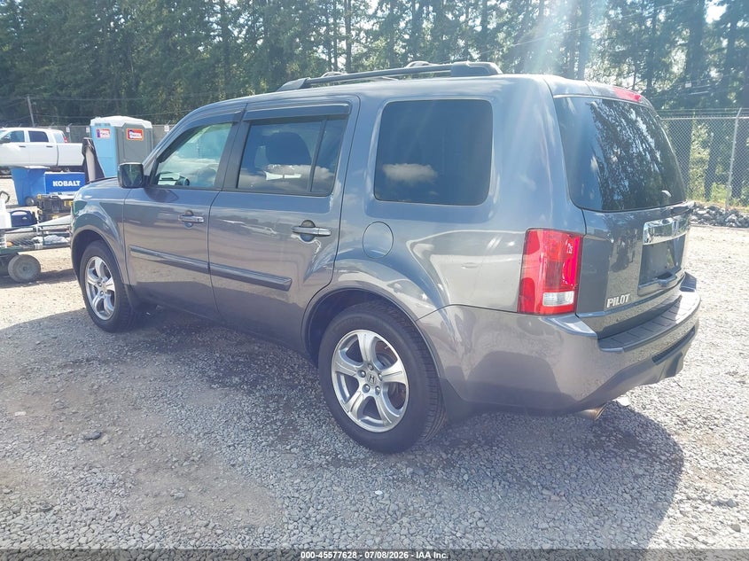 Vin: 5fnyf4h53eb012483, lot: 46075981, honda pilot ex-l 20143